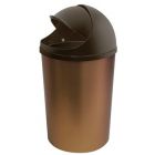 PAPELERA TM 5L IM METALIZADA (*)