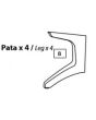 PATA MESA PROVENZAL BL