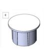 TAPON CENT M TAY-CAL II GR HIELO 420C