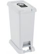 BASE BASURERO PED 20L DOBLE GR MET