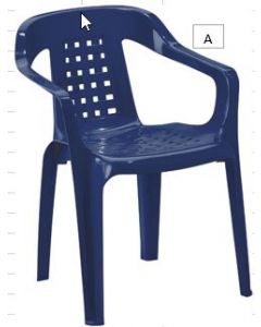 SILLA BONAIRE BL REC