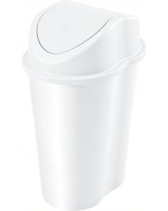 PAPELERA STYLE TV 50L BL VIDRI