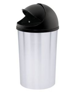 PAPELERA TM 50L IM METALIZADA