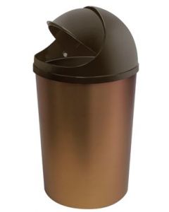 PAPELERA TM 5L IM METALIZADA (*)